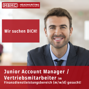 Junior Account Manager/Vertriebsmitarbeiter im Finanzdienstleistungsbereich