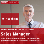 Sales Manager Arbeitskleidung Workwear Key Account Manager