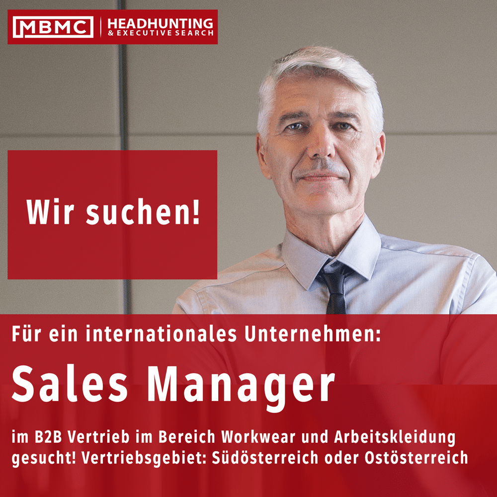 Sales Manager Arbeitskleidung Workwear Key Account Manager